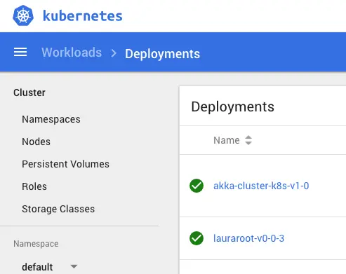 Deploying an akka Cluster on AWS EKS (Kubernetes)
