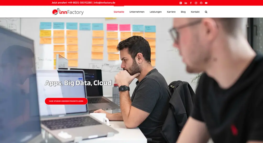 Relaunch of innFactory.de